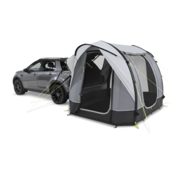 Ilmatäytteiset teltat paketti- ja henkilöautoon